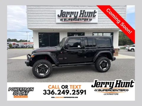 Black 2021 Jeep Wrangler Unlimited Rubicon for sale in Lexington, NC