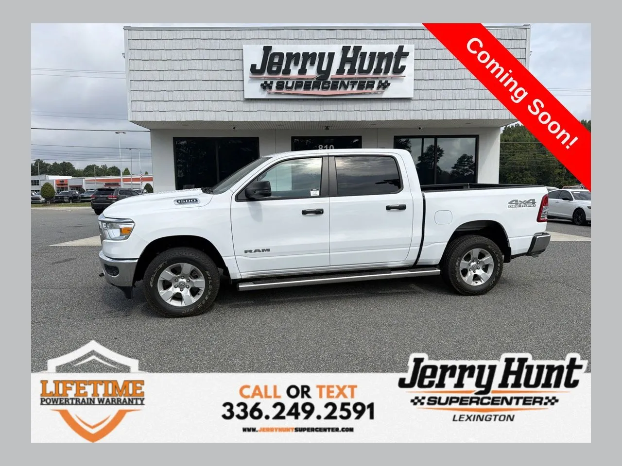 White 2024 Ram 1500 Big Horn/Lone Star for sale in Lexington, NC