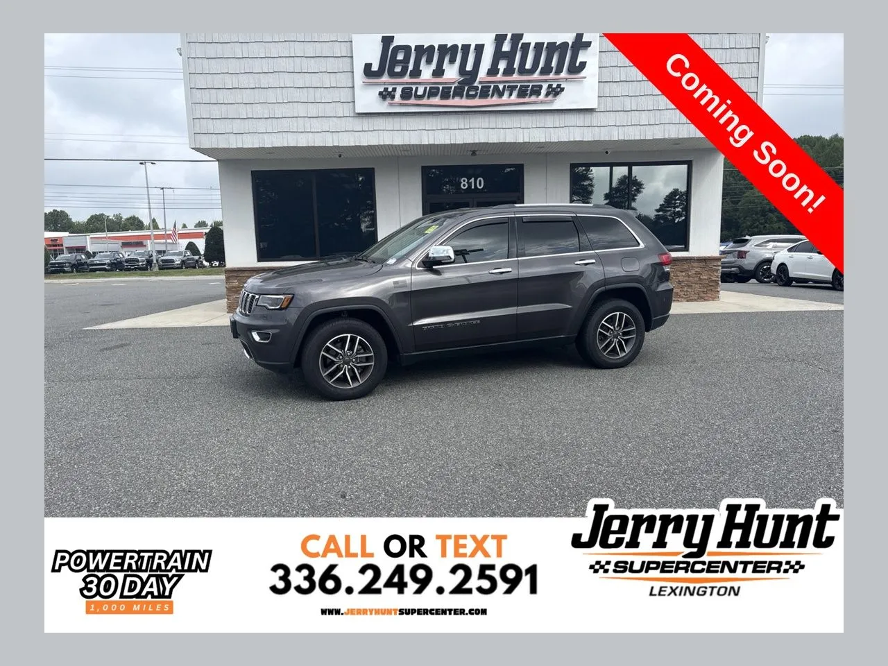 Gray 2020 Jeep Grand Cherokee Limited for sale in Lexington, NC
