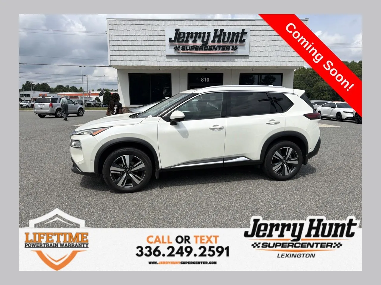 White 2023 Nissan Rogue SL for sale in Lexington, NC