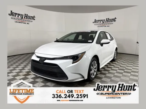 White 2025 Toyota Corolla LE for sale in Lexington, NC