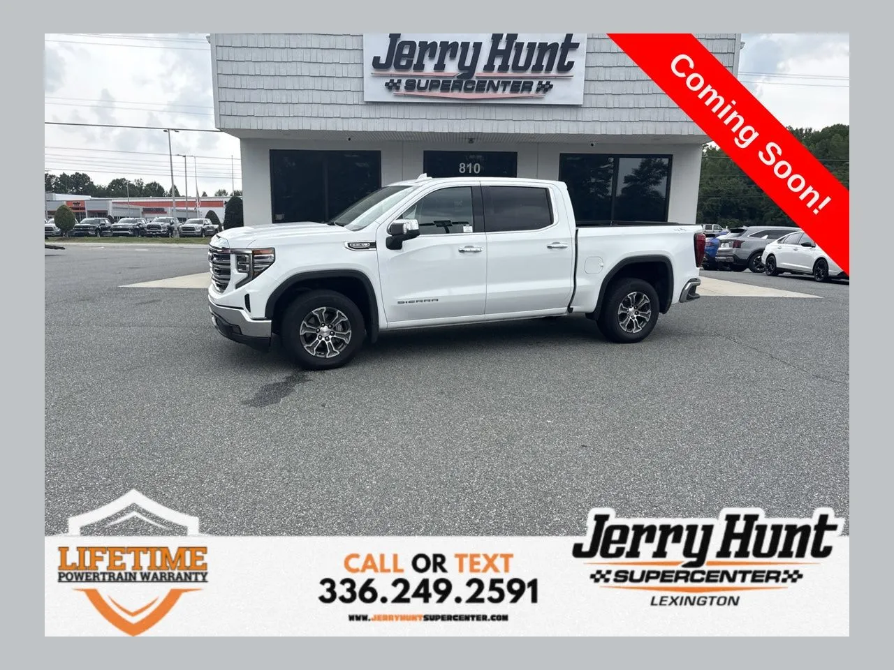 White 2025 GMC Sierra 1500 SLT for sale in Lexington, NC