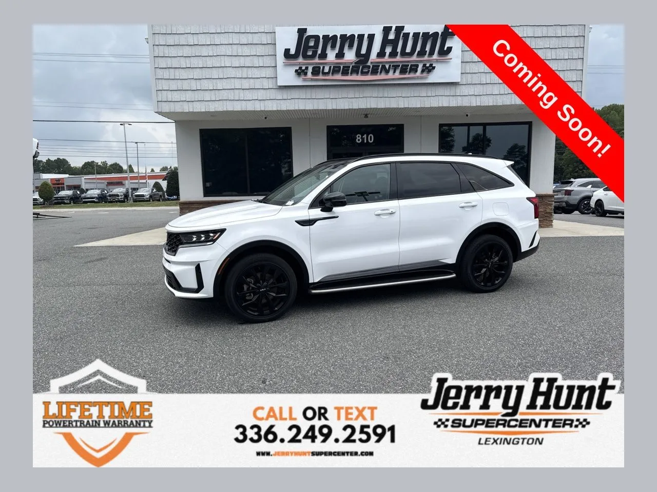 White 2023 Kia Sorento SX for sale in Lexington, NC