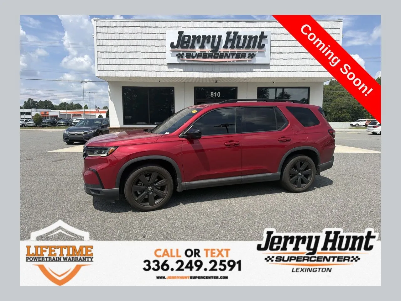 Red 2025 Honda Pilot Black Edition for sale in Lexington, NC