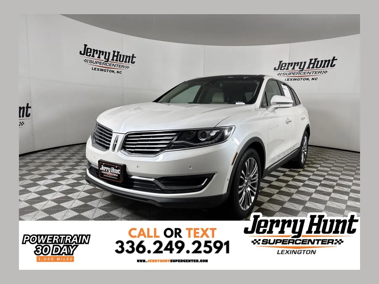 White 2016 Lincoln MKX Reserve for sale in Lexington, NC