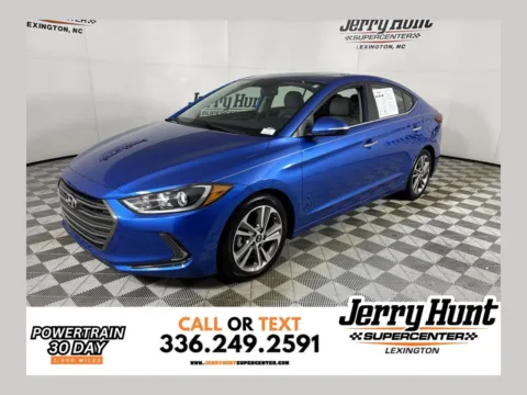 Blue 2017 Hyundai Elantra Limited for sale in Lexington, NC