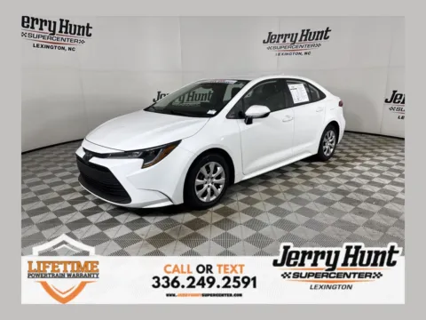White 2025 Toyota Corolla LE for sale in Lexington, NC