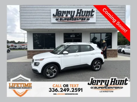 White 2025 Hyundai Venue SEL for sale in Lexington, NC