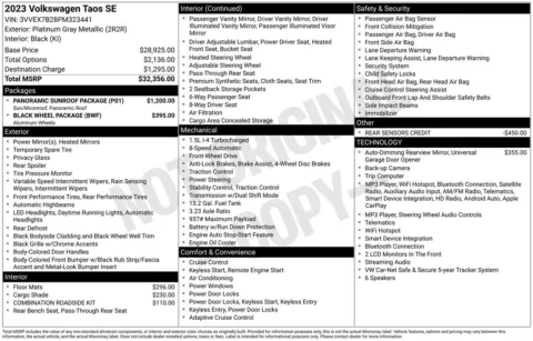 More photos of 2023 Volkswagen Taos 1.5T SE at Jerry Hunt Supercenter - Lexington, NC