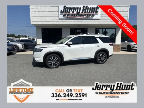 White 2025 Nissan Pathfinder Platinum for sale in Lexington, NC