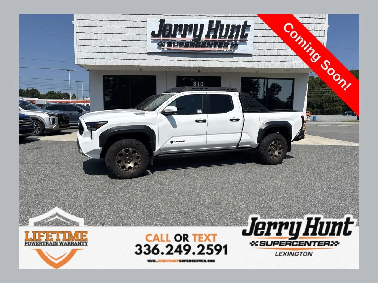 White 2025 Toyota Tacoma Hybrid Trailhunter for sale in Lexington, NC
