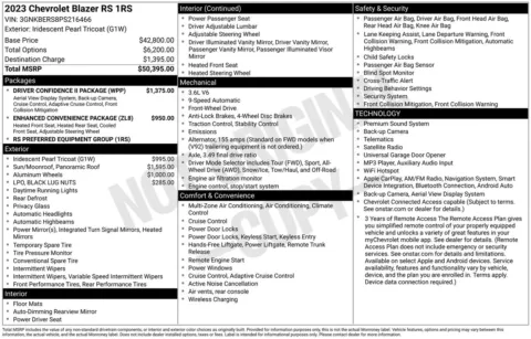 More photos of 2023 Chevrolet Blazer RS at Jerry Hunt Supercenter - Lexington, NC