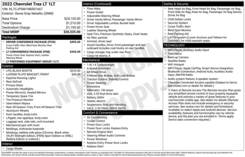 More photos of 2022 Chevrolet Trax LT at Jerry Hunt Supercenter - Lexington, NC