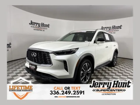 White 2023 INFINITI QX60 LUXE for sale in Lexington, NC