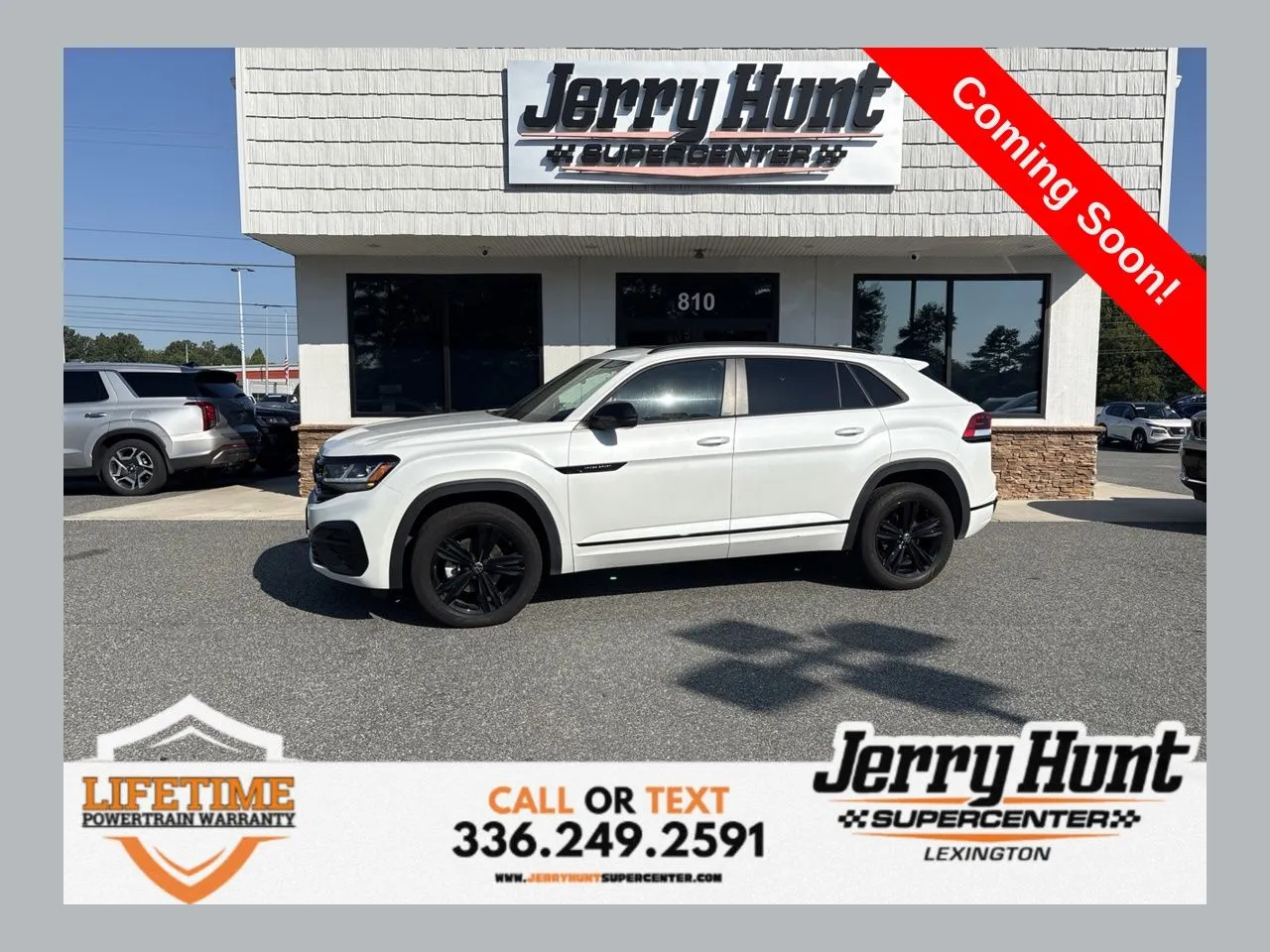 White 2023 Volkswagen Atlas Cross Sport 2.0T SEL R-Line Black for sale in Lexington, NC