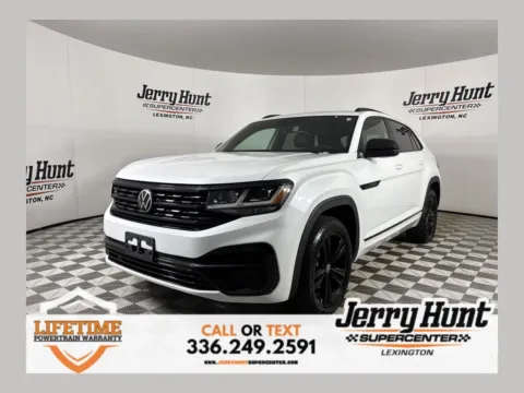 White 2023 Volkswagen Atlas Cross Sport 2.0T SEL R-Line Black for sale in Lexington, NC