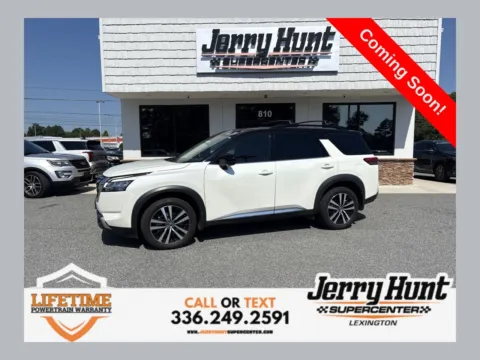White 2024 Nissan Pathfinder Platinum for sale in Lexington, NC