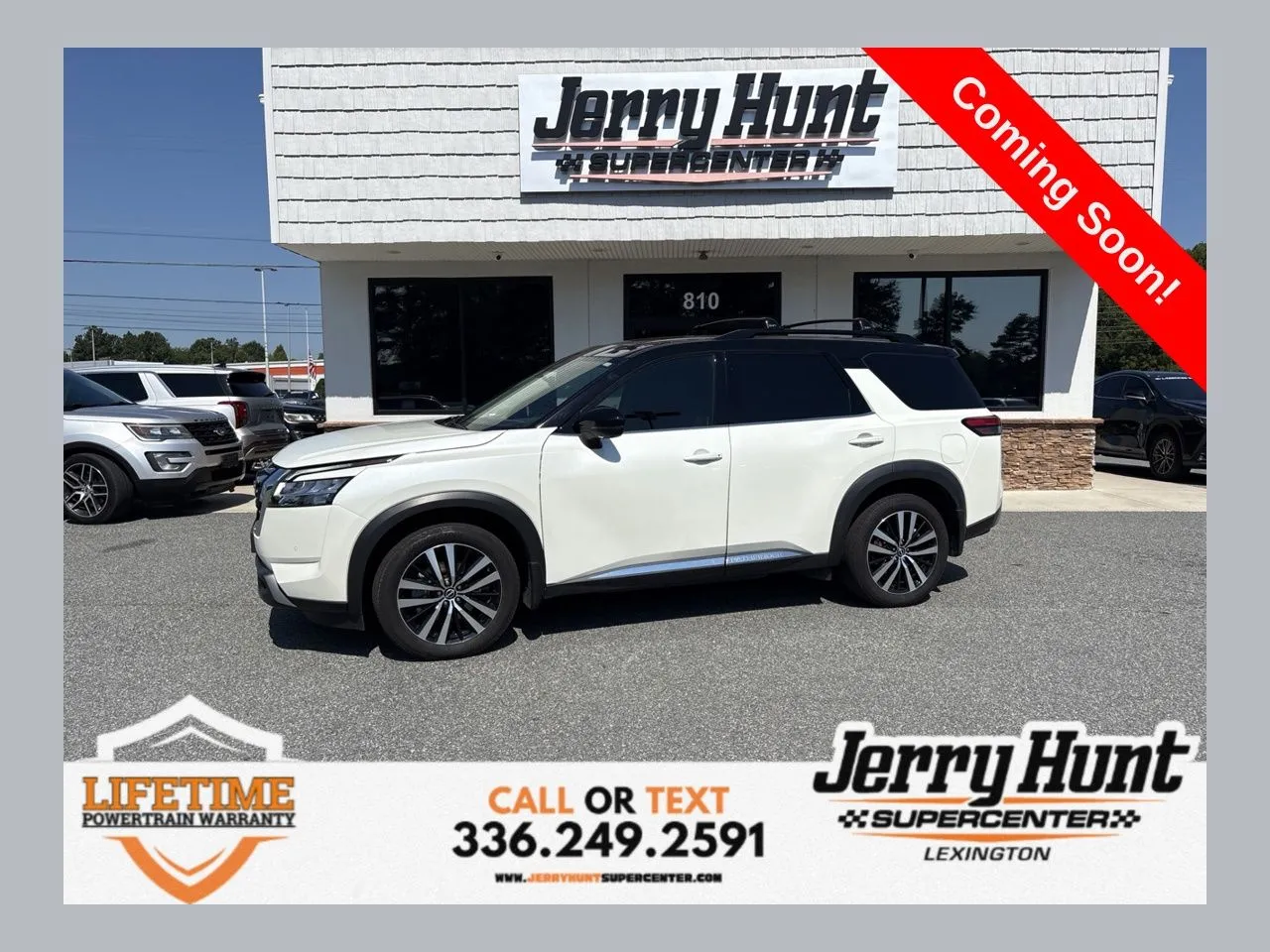 White 2024 Nissan Pathfinder Platinum for sale in Lexington, NC