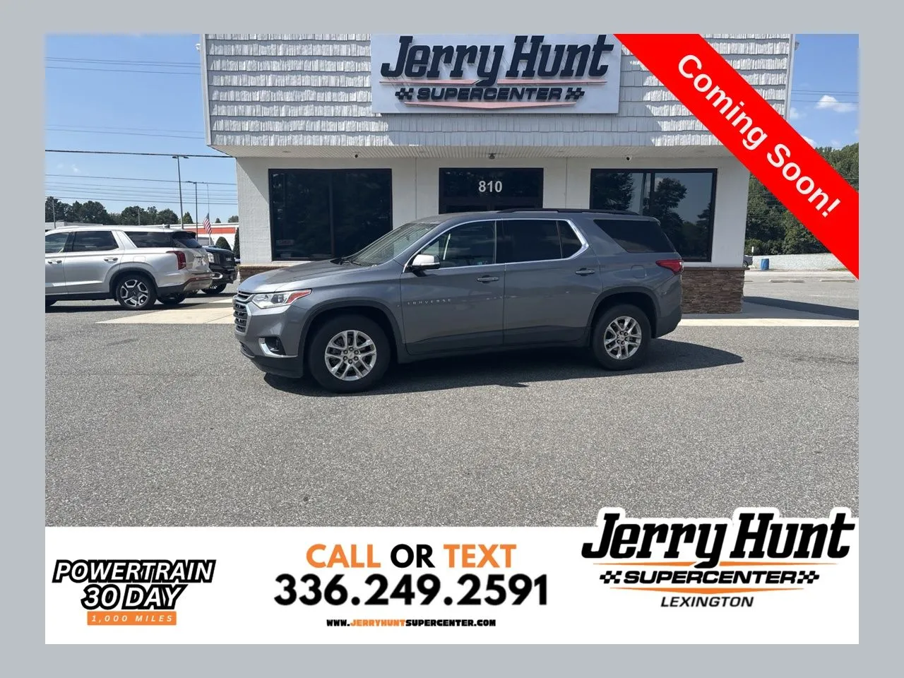 Gray 2021 Chevrolet Traverse LT for sale in Lexington, NC