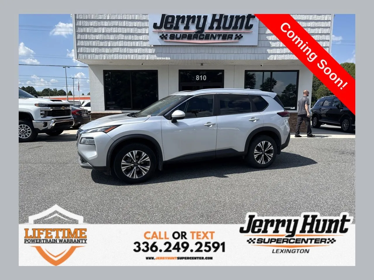 Silver 2023 Nissan Rogue SV for sale in Lexington, NC