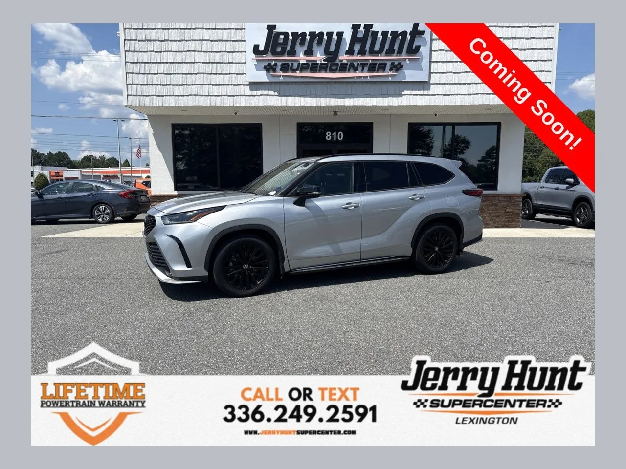 Silver 2023 Toyota Highlander XSE for sale in Lexington, NC