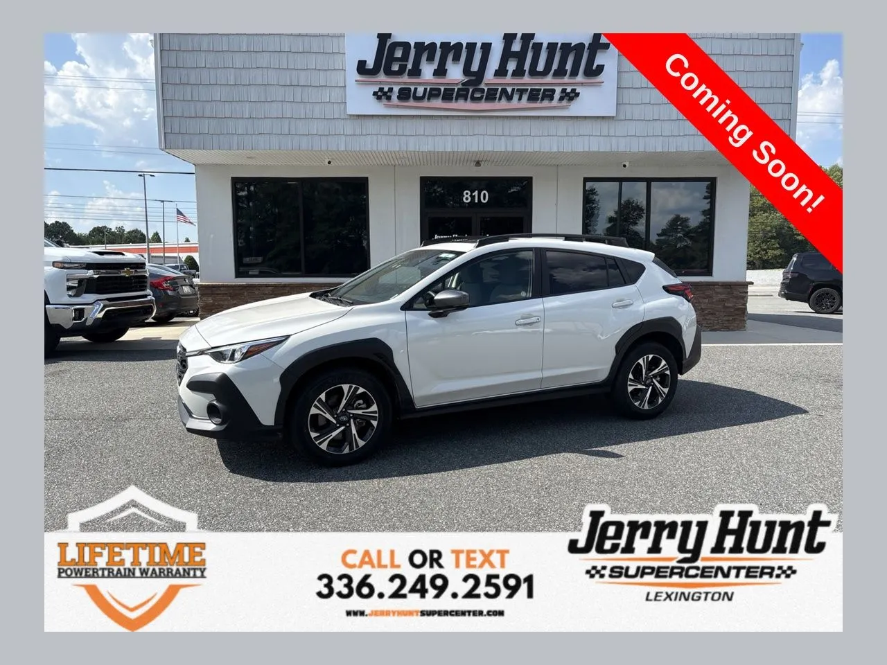 White 2025 Subaru Crosstrek Premium for sale in Lexington, NC