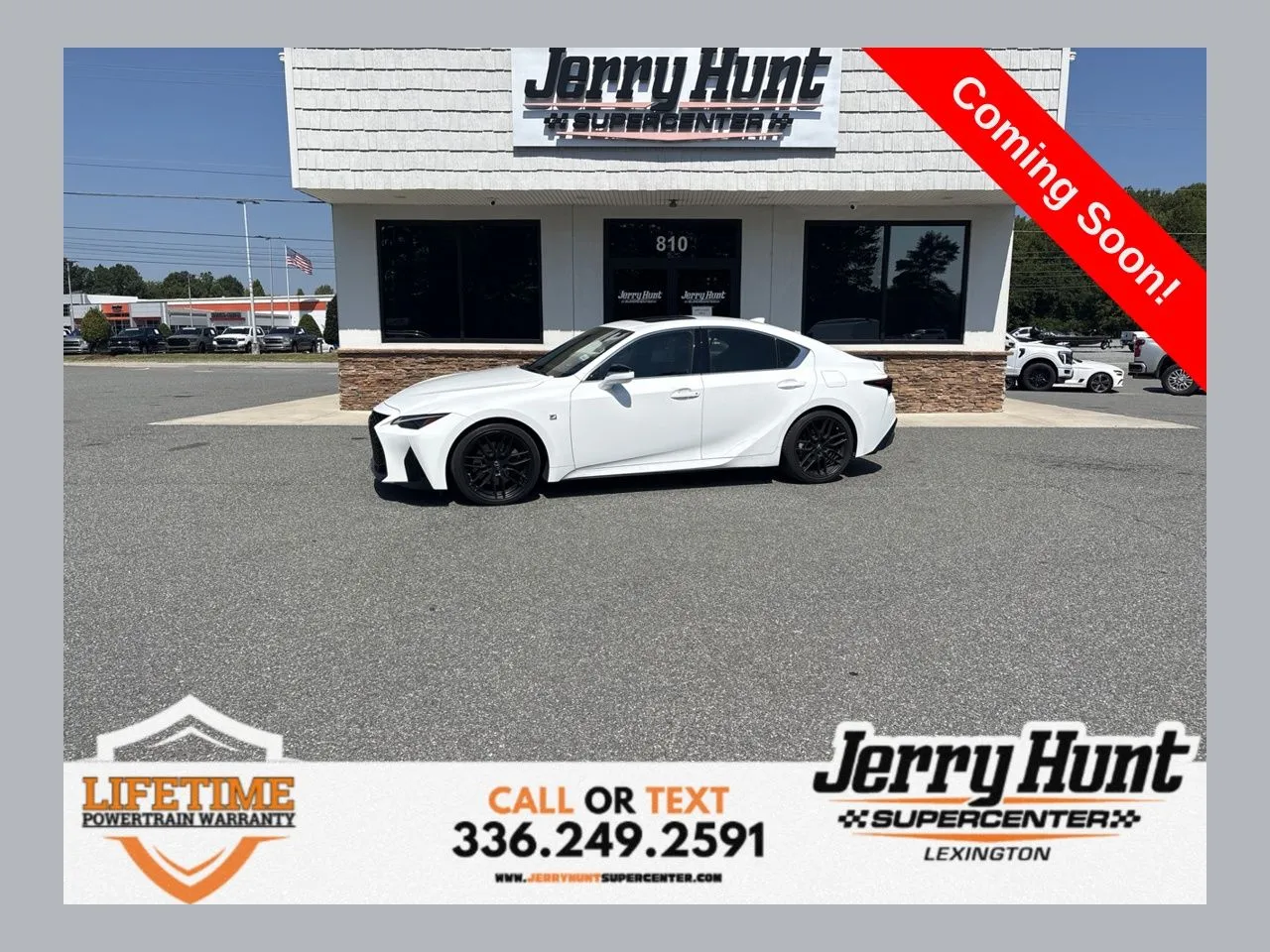 White 2023 Lexus IS 350 F SPORT for sale in Lexington, NC