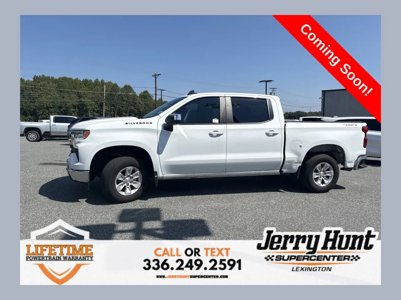 White 2024 Chevrolet Silverado 1500 LT for sale in Lexington, NC