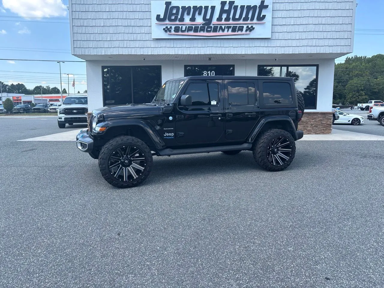 Black 2022 Jeep Wrangler Unlimited Sahara 4xe for sale in Lexington, NC