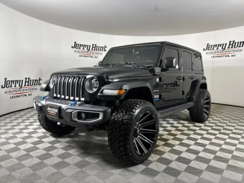 Black 2022 Jeep Wrangler Unlimited Sahara 4xe for sale in Lexington, NC