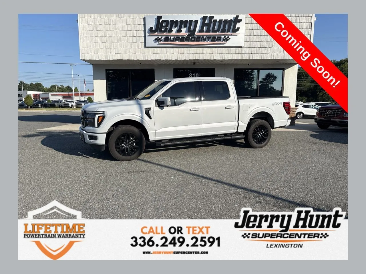 White 2025 Ford F-150 Lariat for sale in Lexington, NC