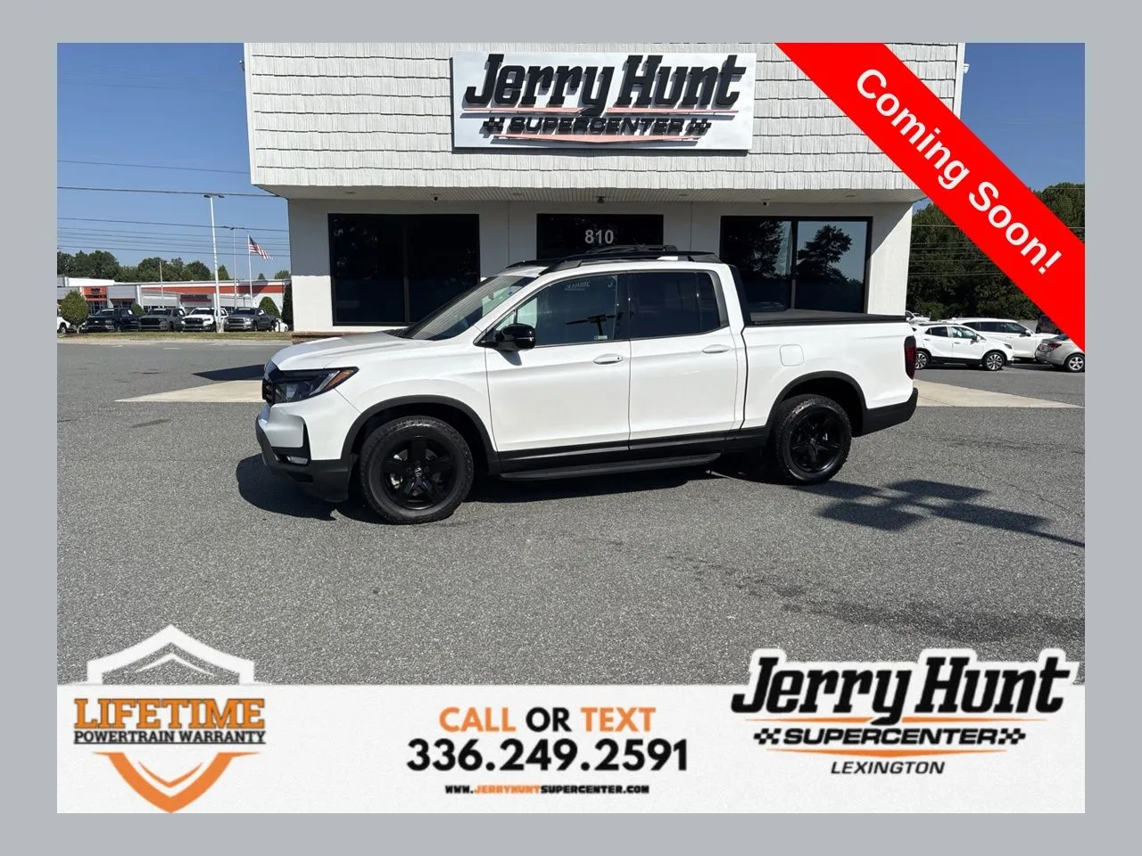 White 2023 Honda Ridgeline Black Edition for sale in Lexington, NC