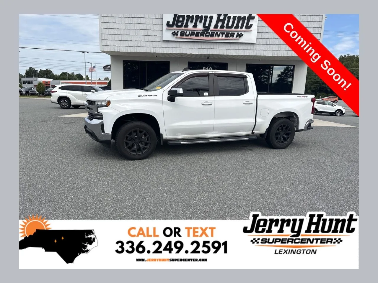 White 2019 Chevrolet Silverado 1500 LT for sale in Lexington, NC