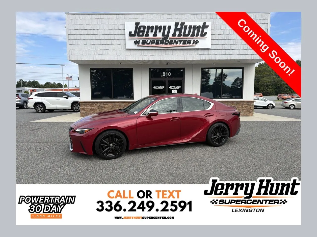 Red 2021 Lexus IS 300 for sale in Lexington, NC