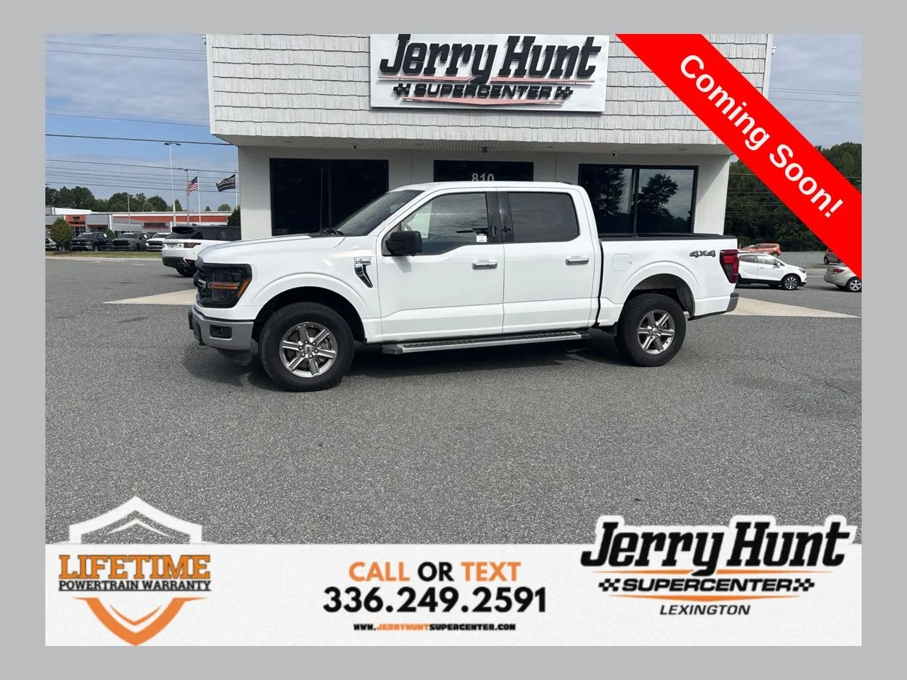 White 2024 Ford F-150 XLT for sale in Lexington, NC