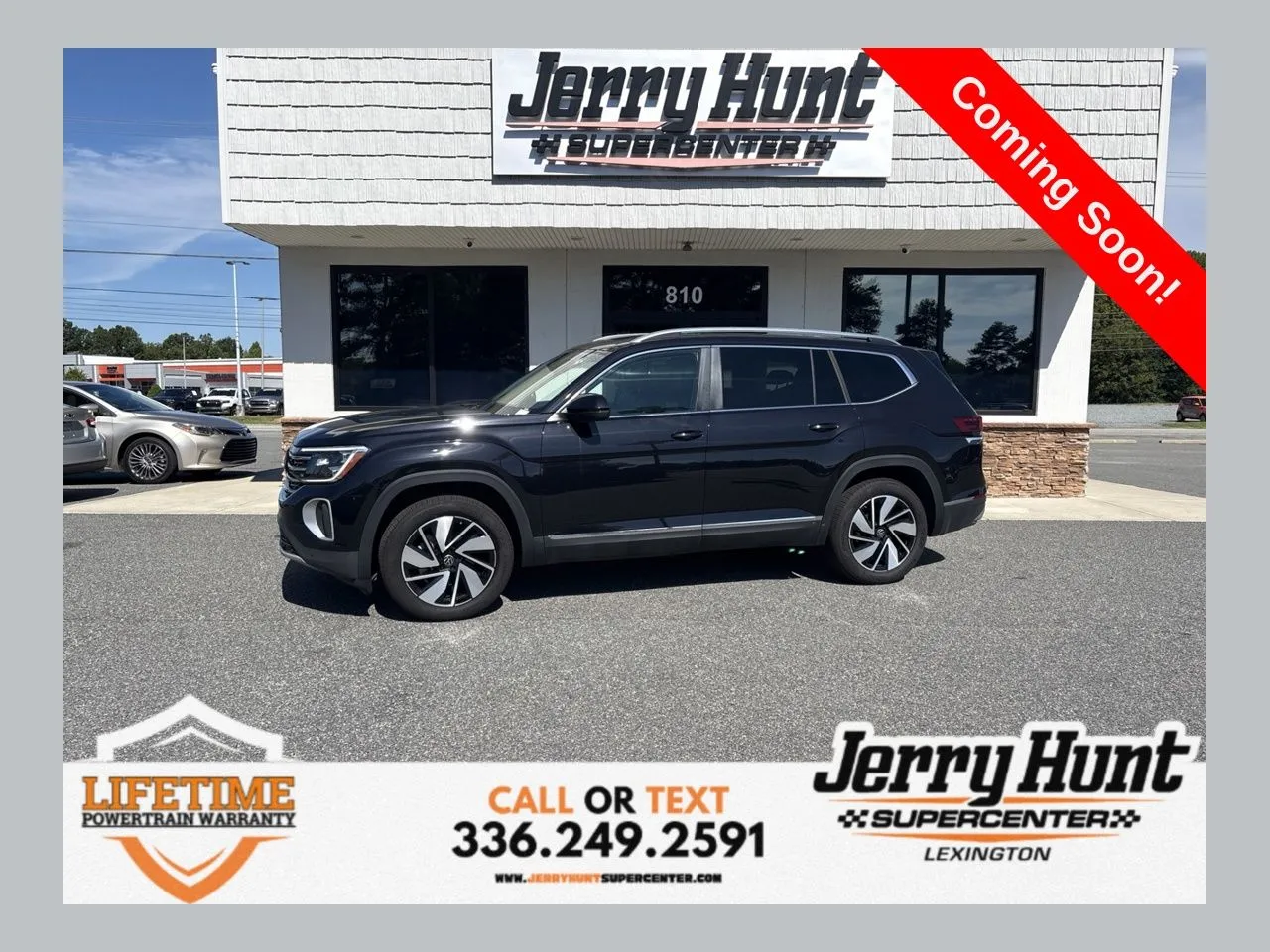 Black 2025 Volkswagen Atlas 2.0T SEL for sale in Lexington, NC