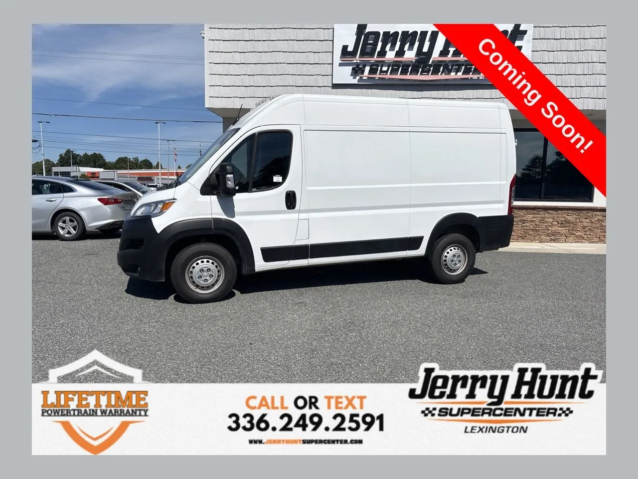 White 2025 Ram ProMaster 2500 High Roof for sale in Lexington, NC