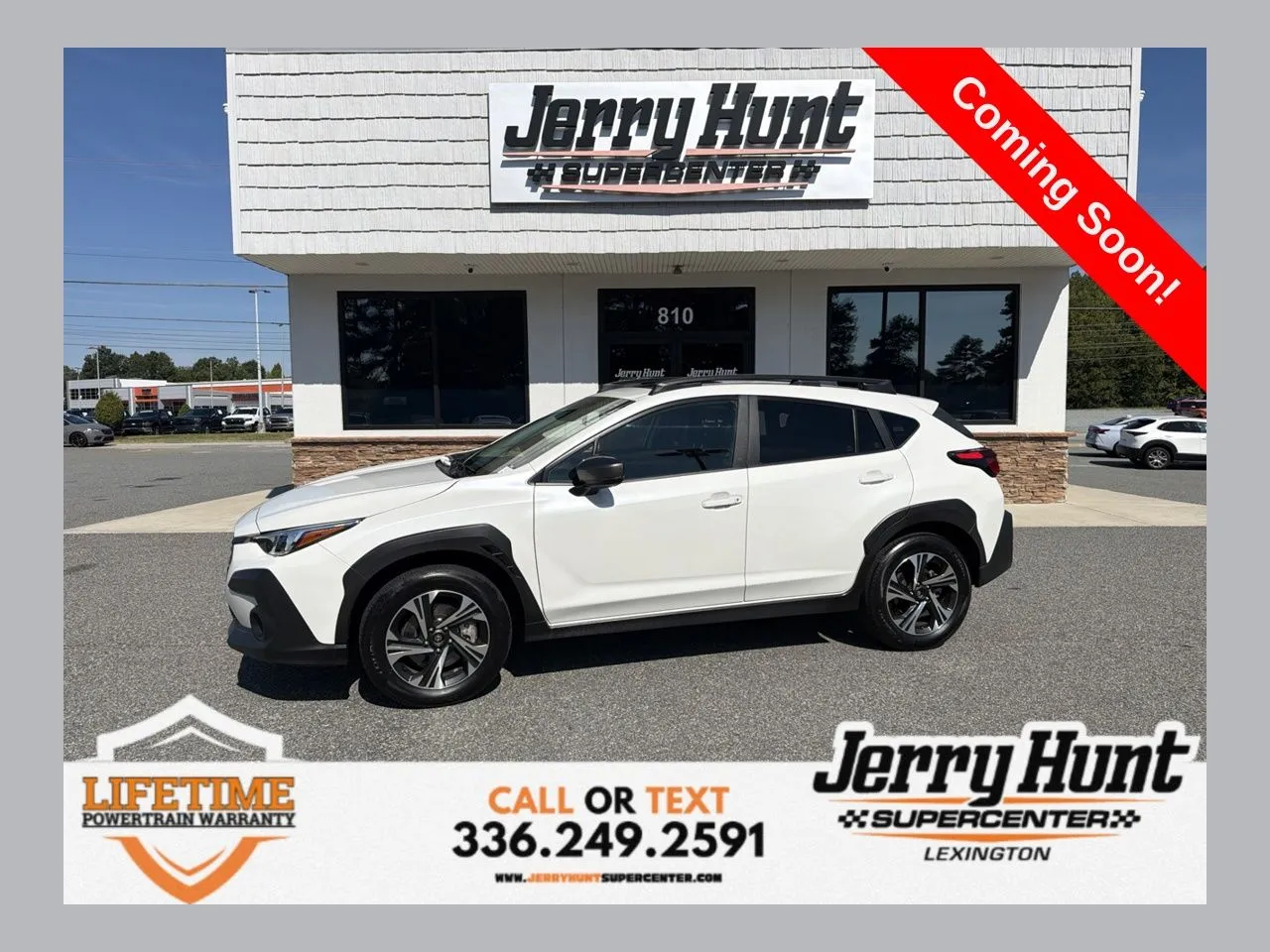 White 2025 Subaru Crosstrek Premium for sale in Lexington, NC