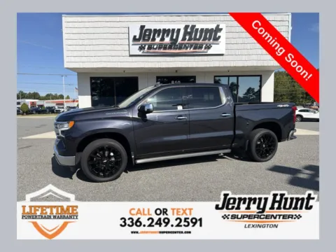 Gray 2023 Chevrolet Silverado 1500 LTZ for sale in Lexington, NC