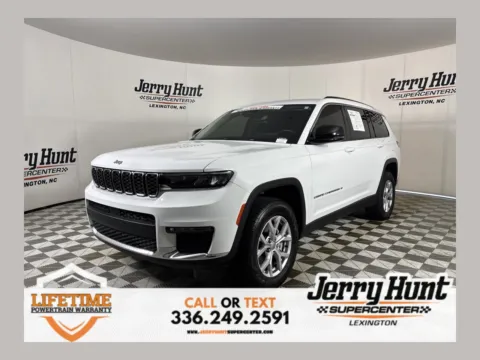 White 2022 Jeep Grand Cherokee L Limited for sale in Lexington, NC