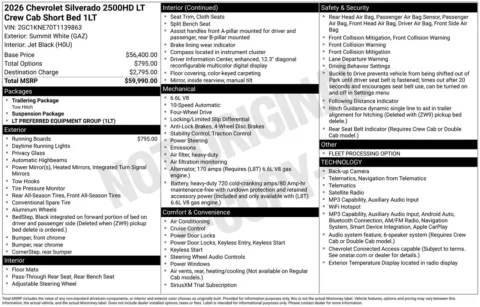 More photos of 2026 Chevrolet Silverado 2500 HD LT at Jerry Hunt Supercenter - Lexington, NC