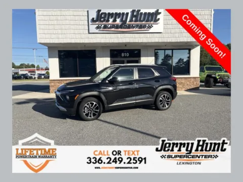 Black 2025 Chevrolet TrailBlazer LT for sale in Lexington, NC