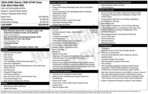 More photos of 2024 GMC Sierra 1500 AT4X at Jerry Hunt Supercenter - Lexington, NC