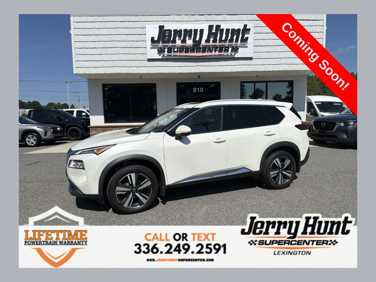 White 2023 Nissan Rogue SL for sale in Lexington, NC