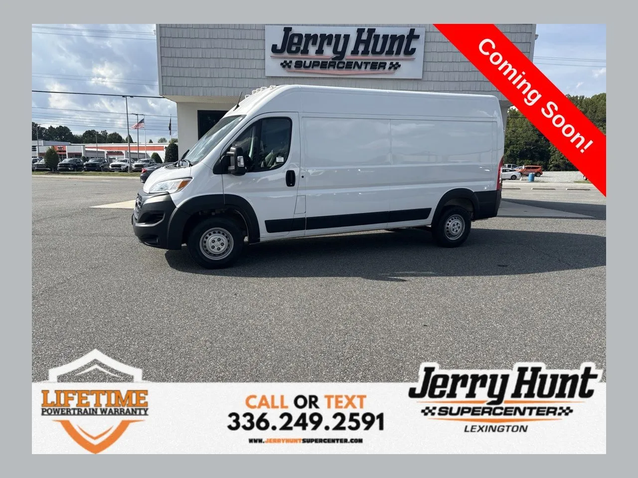 White 2025 Ram ProMaster 3500 High Roof for sale in Lexington, NC