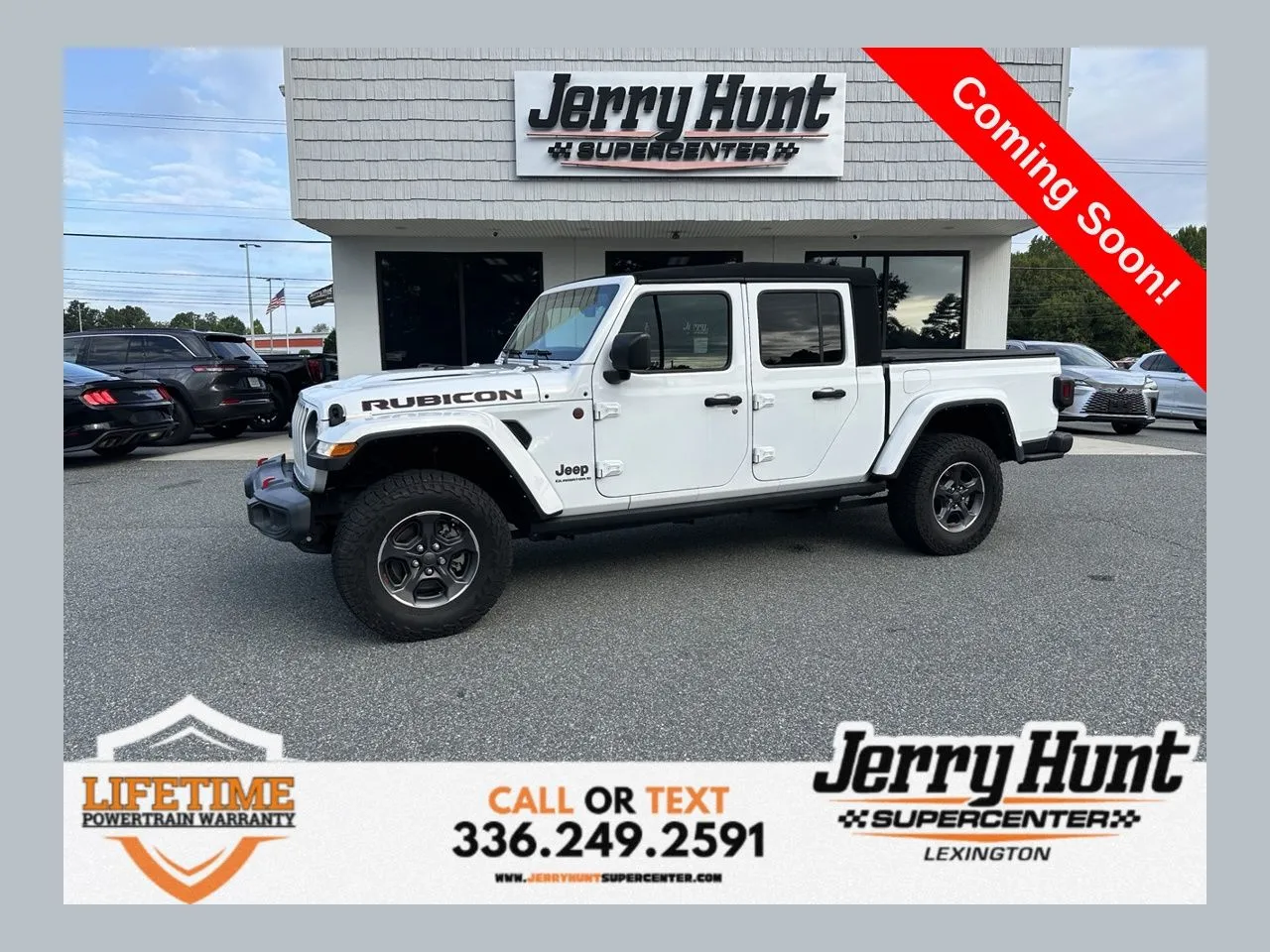 White 2023 Jeep Gladiator Rubicon for sale in Lexington, NC