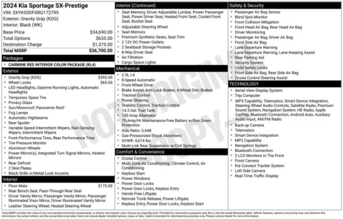 More photos of 2024 Kia Sportage SX-Prestige at Jerry Hunt Supercenter - Lexington, NC