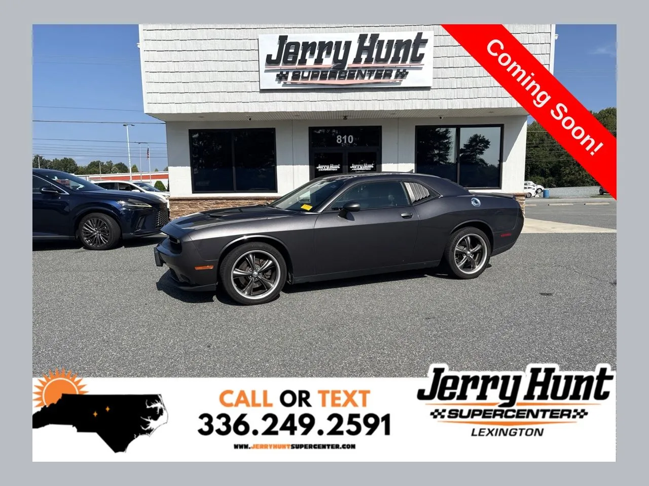 Gray 2019 Dodge Challenger SXT for sale in Lexington, NC