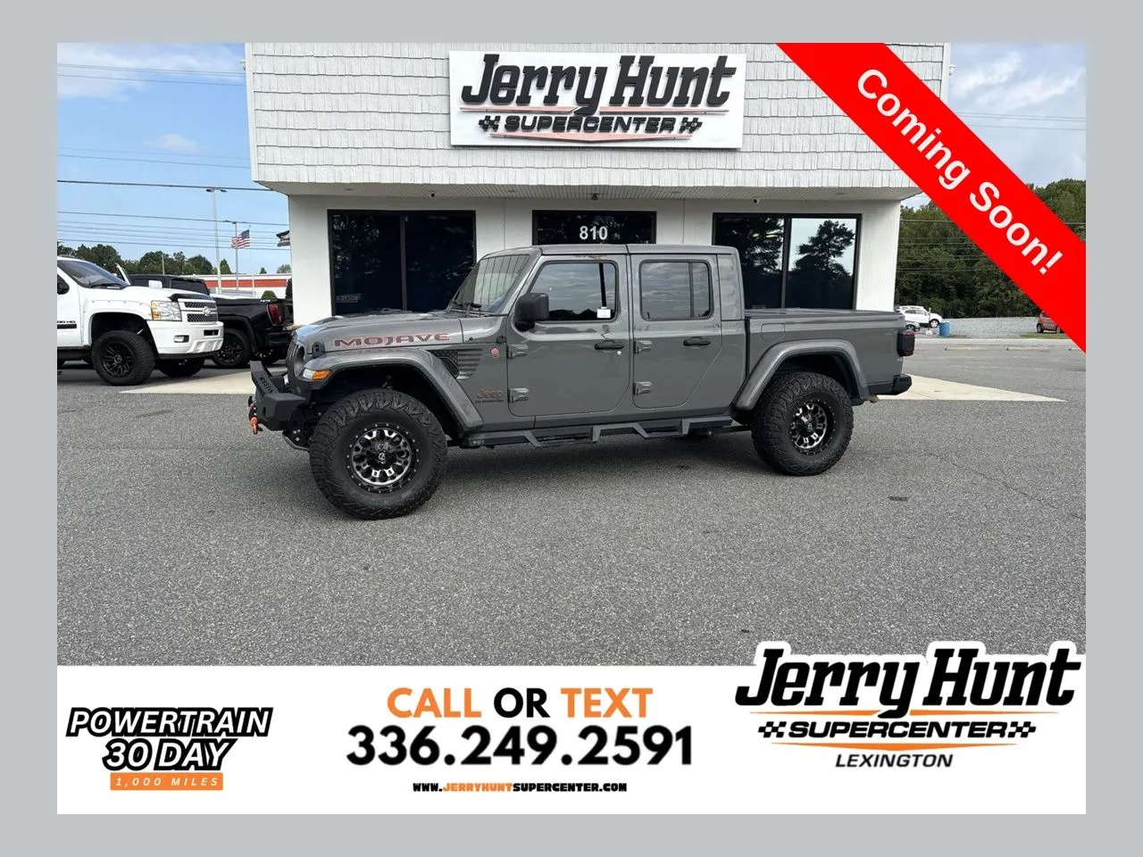 Gray 2020 Jeep Gladiator Mojave for sale in Lexington, NC