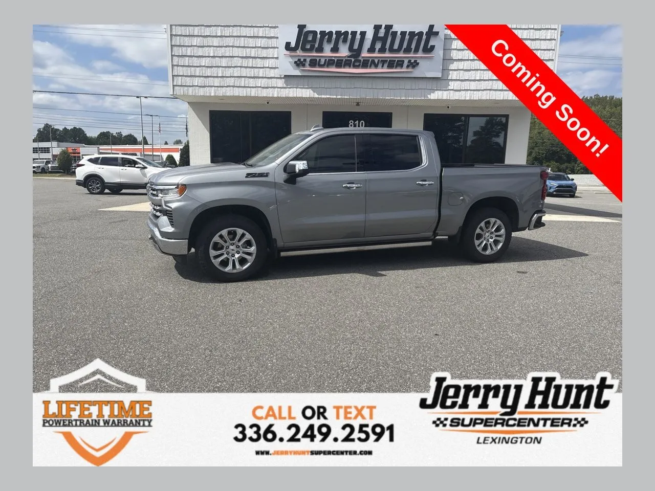 Gray 2023 Chevrolet Silverado 1500 LTZ for sale in Lexington, NC